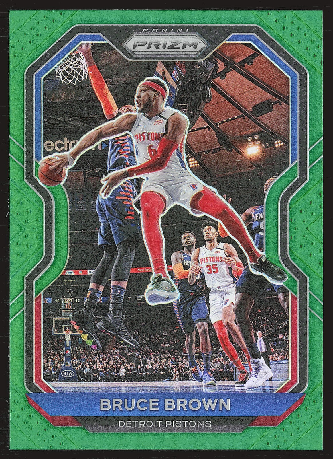 2020-21 Panini Prizm #239 Bruce Brown Green Prizms