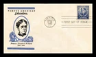 DR JIM STAMPS US COVER FRANCES E WILLARD FAMOUS AMERICANS FDC LINPRINT CACHET