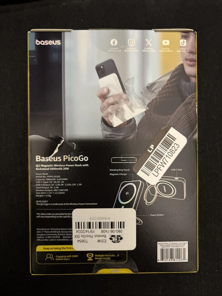 Baseus Inductive Wireless Charge  Converter Pad. - Image 2 of 2