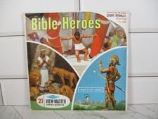 View-Master Bible Heroes 21 Stereo pictures Samson Delilah David Goliath Daniel