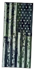 Oversized 72 x 35 Microfiber Beach Towel - Lightweight, Sand Camo Patchwork