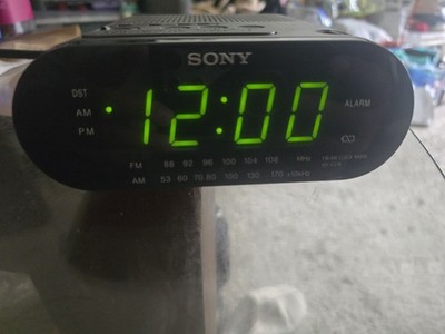 Sony Dream Machine Clock Radio - Black (ICFC218) for sale online