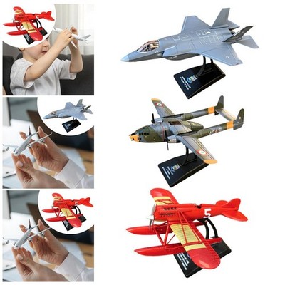 Druckguss Flugzeug Modell Desktop Dekoration Luftfahrt Gedenken Ornament Zuhause
