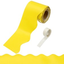Bulletin Board Borders, 32.8ft Bright Yellow Border