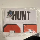 Kareem Hunt Cleveland Browns Signed Football Jersey Beckett Authenticated