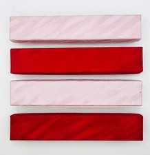 Luxury Pink / Red Velvet Necklace Bracelet Chain Watch Jewellery Gift Boxes x 4