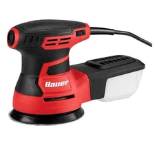 Bauer 2.8 Amp 5-Inch Random Orbit Palm Sander 63999 Corded Electric Power Tool w