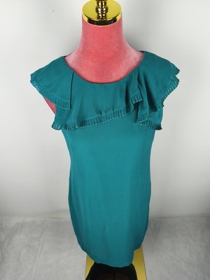 Kleid Allure Noir NEU Gr. (S/36) türkis Rüschen Blusenkleid Party dress elegant