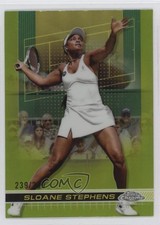 2024 Topps Chrome Lime Green Refractor 239/299 Sloane Stephens #99 7k8