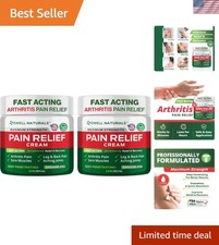 Deep Penetrating Pain Relief Cream for Arthritis - 3.5oz, 2-Pack, Non-Greasy