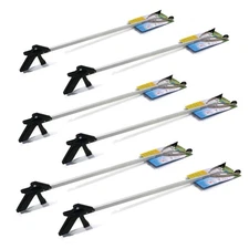 (6 Pack) 40" G4 DOT Easy Reacher Tool for Picking Up Trash & Debris While Mowing