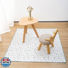 HappyFlute Splat Mat for Under High Chair/Art/Crafts/Playtime,Waterproof and