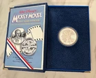 Mickey Mouse Steamboat Willie Proof #5121 Coin 1 Troy Oz .999 Fine Silver Rnd