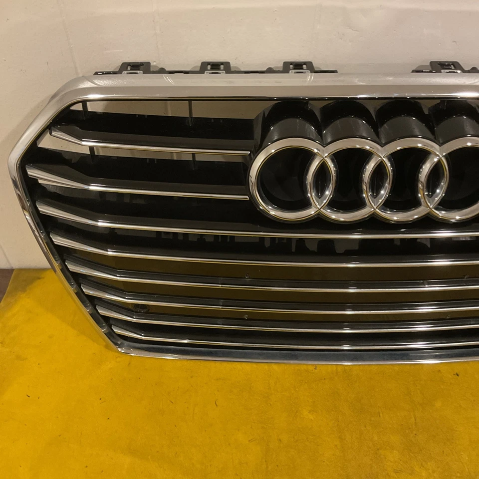 Решетка переднего бампера 2016–2018 Audi A6 с эмблемой + хромированная 4G0853651 от оригинального производителя США - Изображение 2 из 4