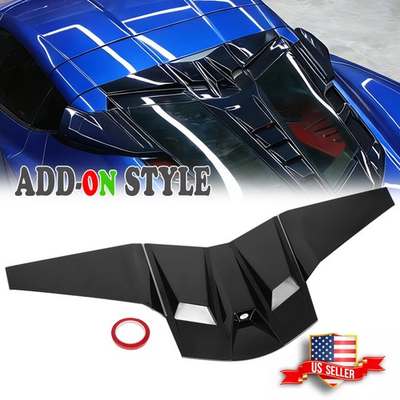 #ad #ad Gloss Black Rear Decklid Camera Cover For Corvette C8 Z51 Z06 20 26 Accessories $149.99