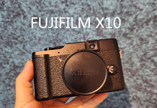 FUJIFILM X10 12.0MP EXR CMOS Digital Camera-f2.0-f2.8 4x Optical Zoom Lens-95NEW