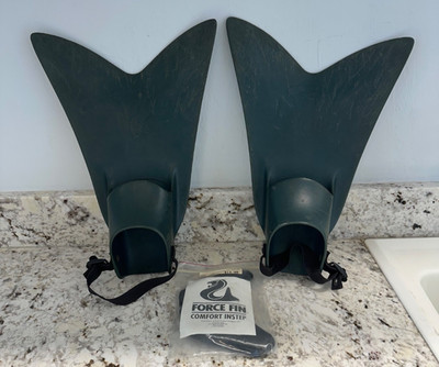 Vintage Force Fins Green Size large