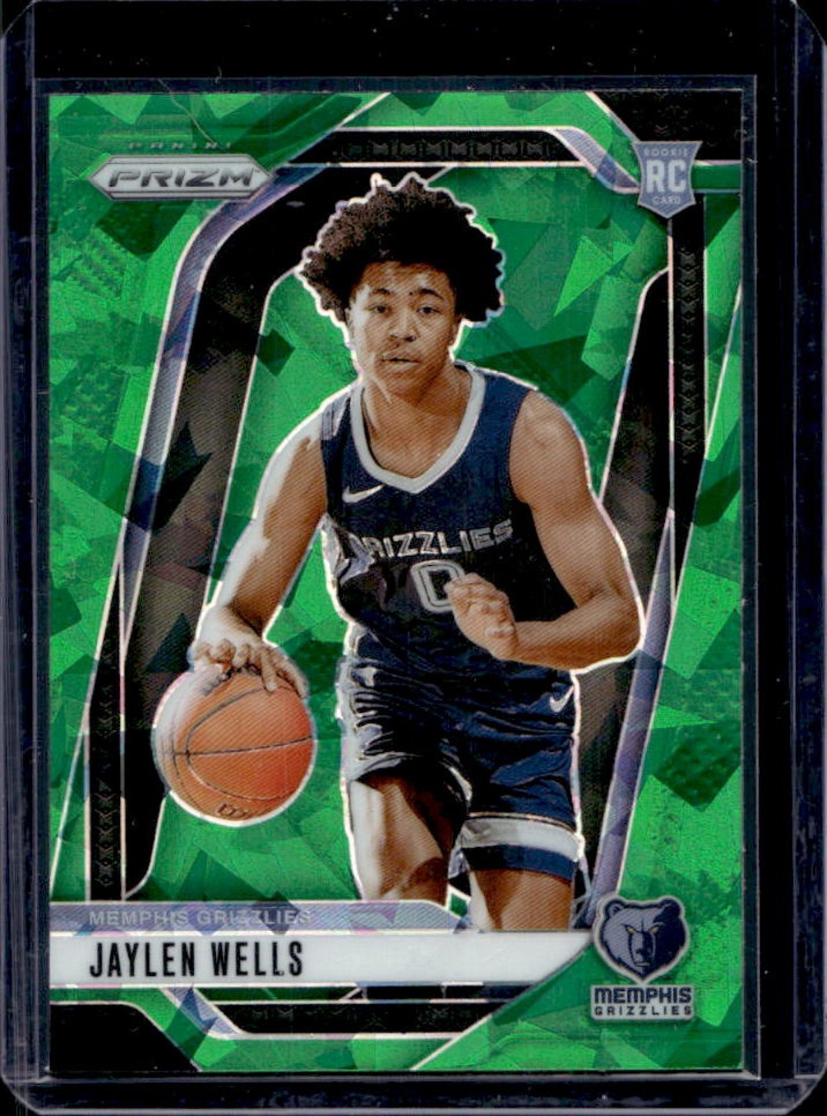 2024-25 Prizm Jaylen Wells RC Green Ice #239 Grizzlies