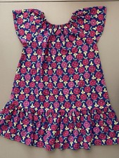 Girls Tea Collection Twirl Drop Skirt Dress Painted Morning Glories, Size 10