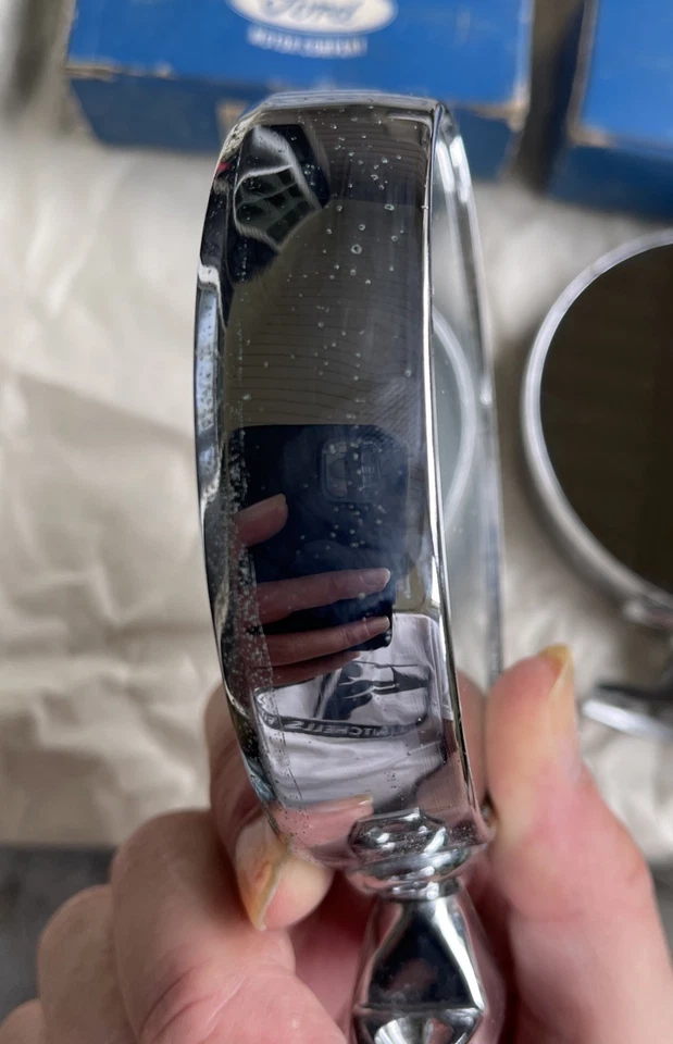 Espejo retrovisor exterior Fairlane Falcon Ranchero C5AZ-17696-A NOS Ford 1965 1966 Foto 4 de 4