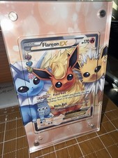 Flareon EX RC28-32 Generations Radiant Pokemon Magnetic 🧲 Extended Artwork Case