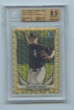 2014 First Bowman Chrome  Superfractor RC  Spencer Adams  # 1/1   BGS GEM MINT