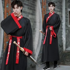 Traditional Chinese Hanfu Swordsman Men Women Adult Folk Tang Suit Cosplay Party