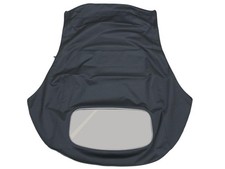 Fits Volkswagen Beetle 2003-2012 Convertible Top Plastic Window Canvas Black Fits Volkswagen Beetle 2003-2012 Convertible Top Plastic Window Canvas Black