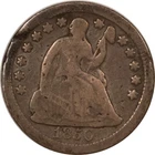 1850-O LIBERTY SEATED HALF DIME - VG+ DETAILS, SMALL OBV MARKS, BETTER DATE!