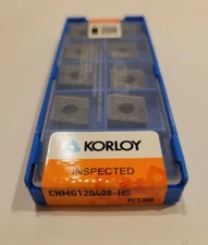 CNMG432-HS PC5300- KORLOY - 10 PACK - NEW - USA STOCK - CNMG120408-HS PC5300