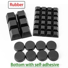 Round / Square Self Adhesive Rubber Feet Bumper Stop for Furniture / Audio