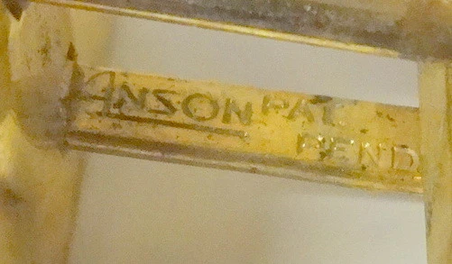 Gemelos antiguos de cristal Essex de vidrio abovedado caballo pintados a mano para hombre Foto 4 de 4