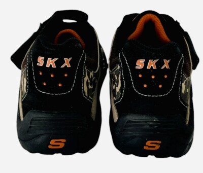Skechers SKX Super Z 91587L Orange Black Athletic Shoes Mens 7