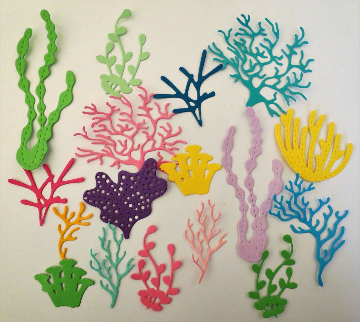 Pochoirs De Découpe Métal Thème Océan – Coquillages, Algues, Corail Pour Scrapbooking