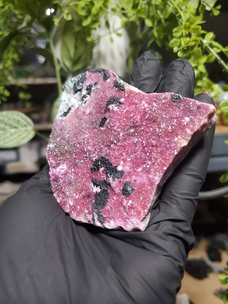 299g Natural Purple Pink Cobalt Cobalto Calcite Crystal Gemstone Rare  Mineral