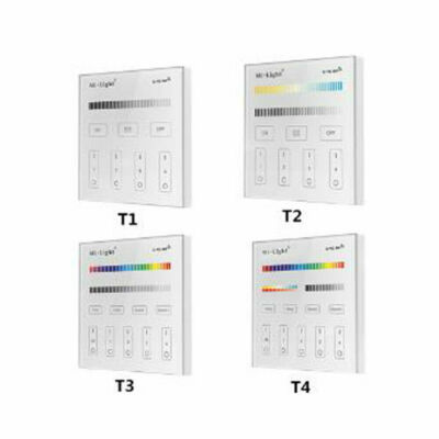 MiLight MIBOXER 2.4G RF Remote Smart Touch Panel Dimmer/RGB/CCT/RGBW/RGB+CCT 