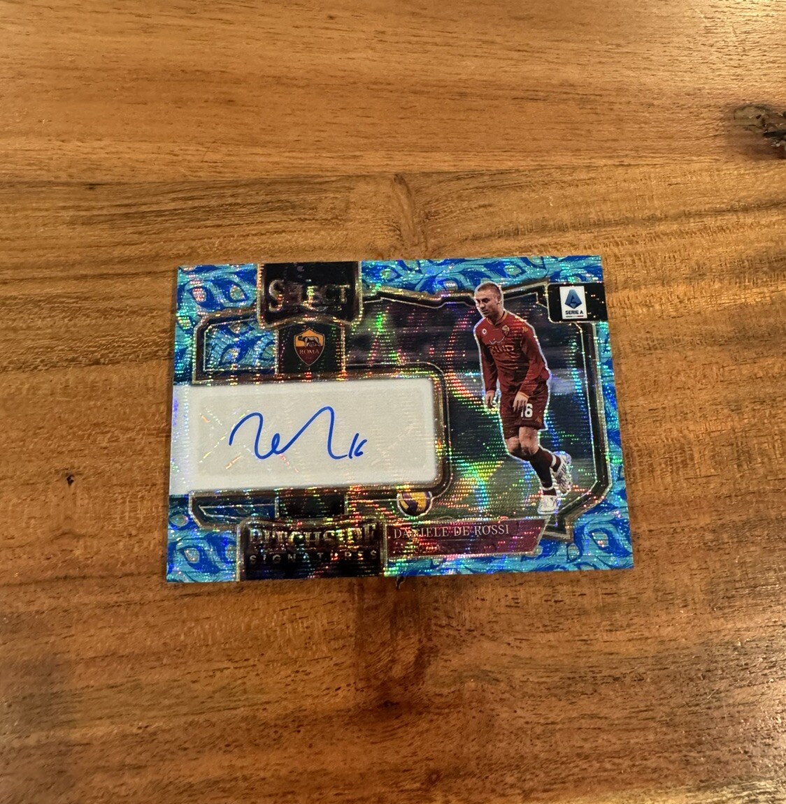 Daniele De Rossi 2022-23 Panini Select Serie A Peacock Prizm AUTO