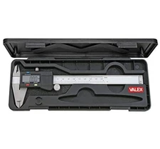 153mm Steel Digital Railway Gauge with LCD Display and Valex Case