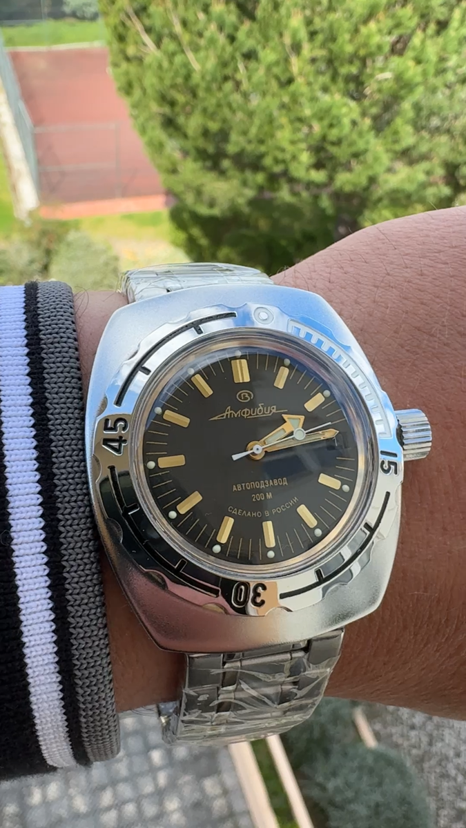 Vostok Amphibia 090679 Watch Diver Military Mechanical Automatic