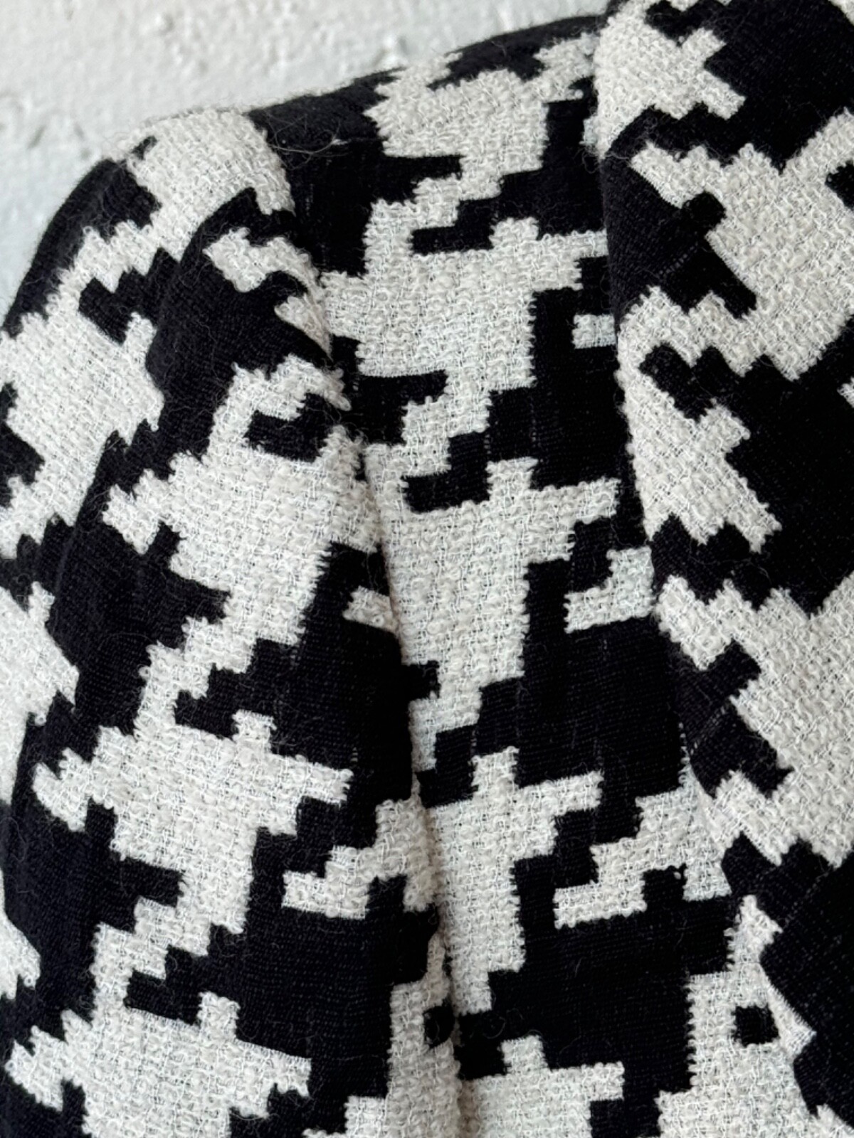 Ellen Tracy black/ white houndstooth pattern jack… - image 6