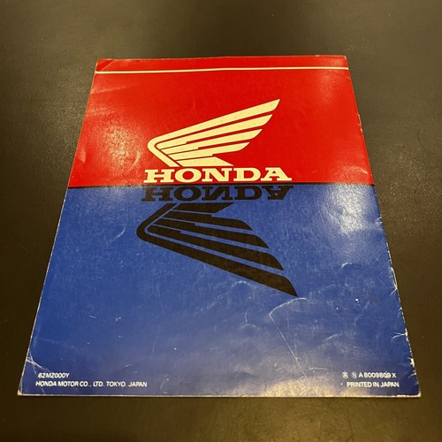 Honda GL1500 C CTX Goldwing 1998 Manuale Officina Supplemento 62MZ000Y - Foto 4 di 5