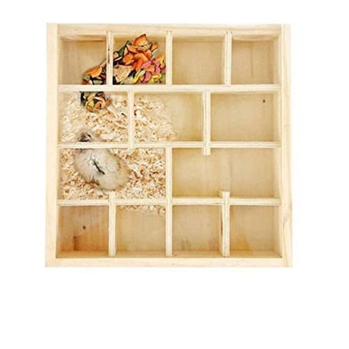 Hamster-Labyrinth-Spielzeug Hamstertunnel Aus Holz Hamsterröhren - Bild 11 von 12
