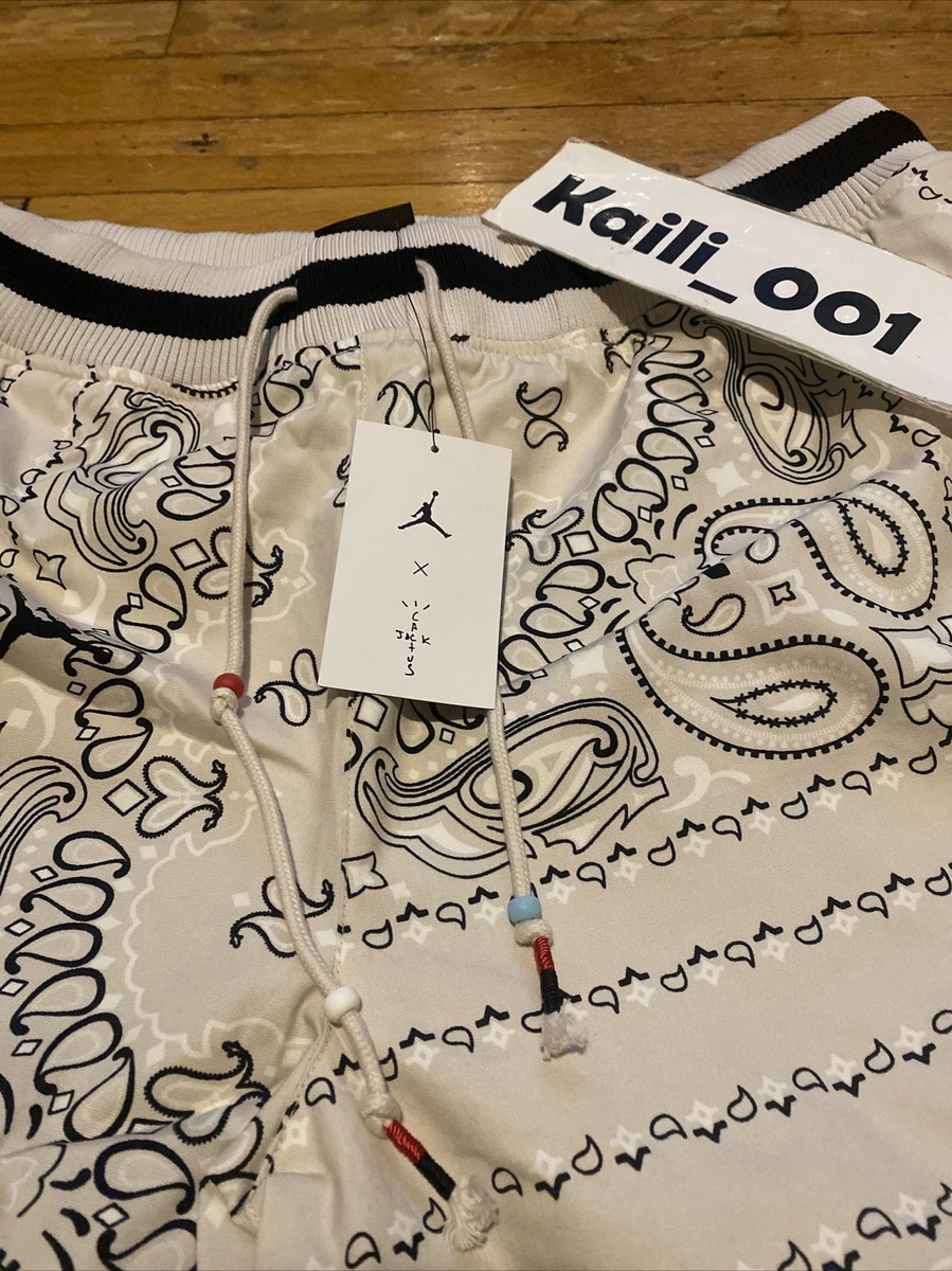 Nike Air Jordan Travis Scott TS Paisley Shorts Orewood Nike Air Jordan Travis Scott TS Paisley Shorts Orewood