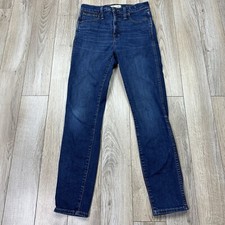 Madewell 10" High-Rise Skinny Jeans Womens Stretch Dark Wash Size 27 