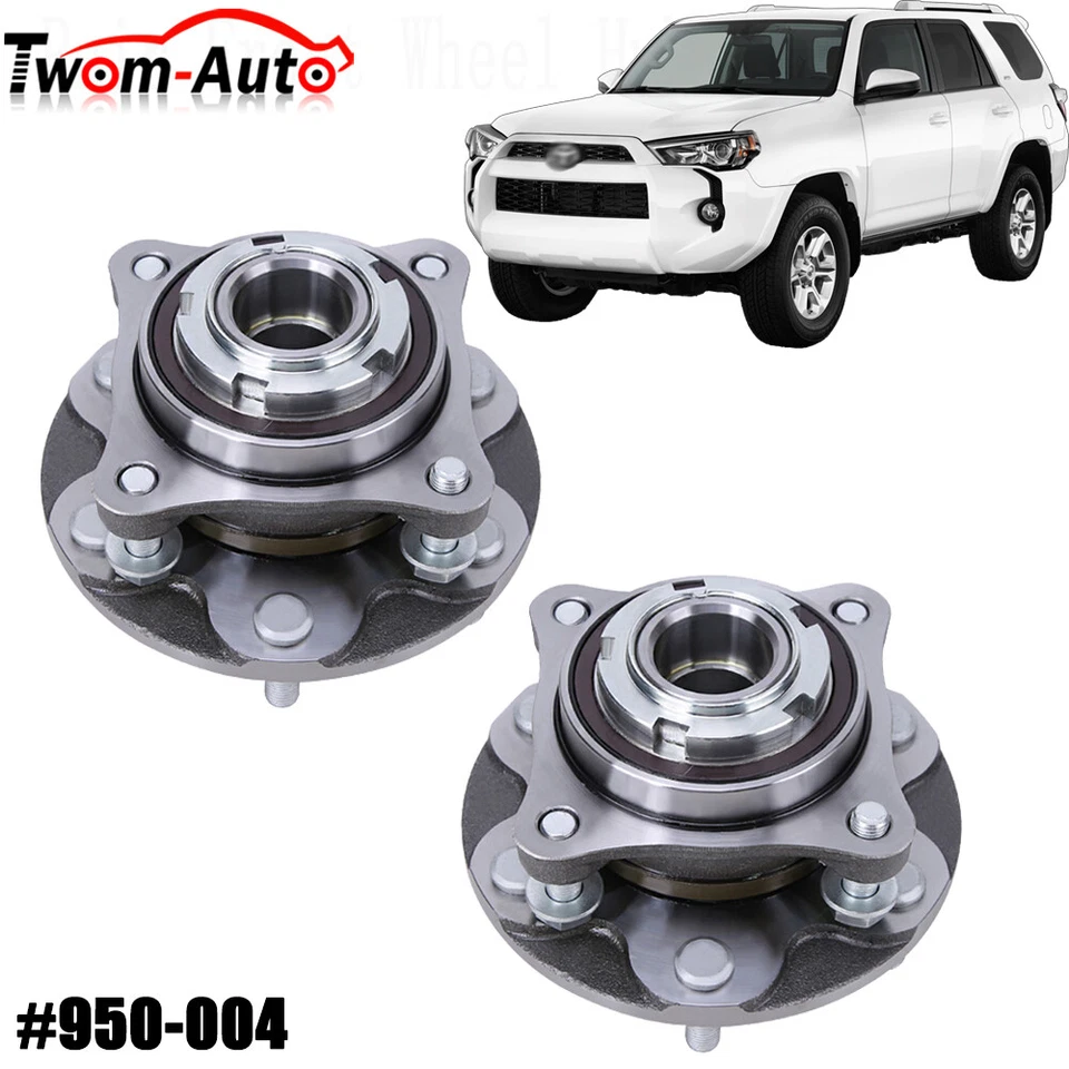 2WD Pair Front Wheel Hub Bearing For 2003-2018 Toyota 4Runner 2005-2015 Tacoma - Imagen 2 de 4