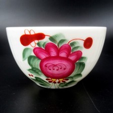 August Warnecke Porzellan Zuckerschale Dekor Ostfriesland Porcelain Sugar Bowl