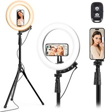 Aro De Luz Anillo LED Profesional Con Tripie Bluetooth Remoto Para Selfie Tripod
