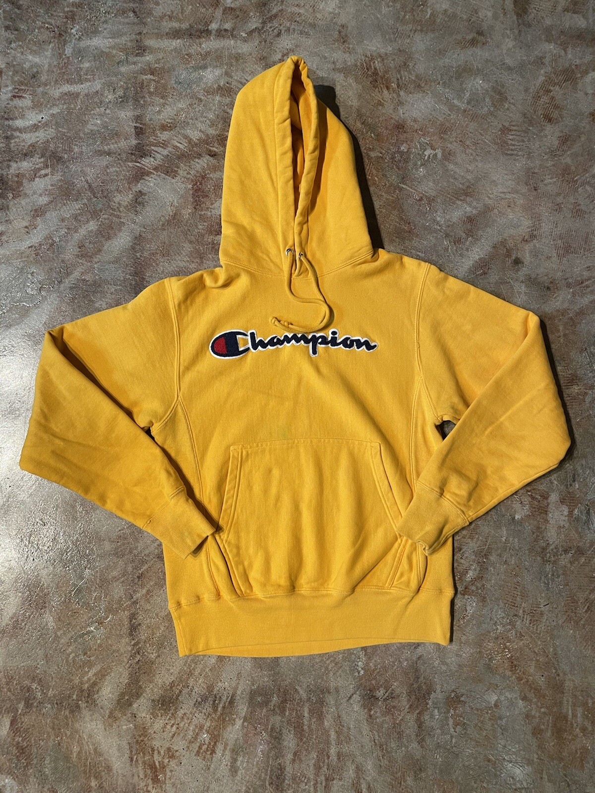 Champion REVERSE WEAVE VINTAGE SCRIPT FLEECE HOOD… - image 1