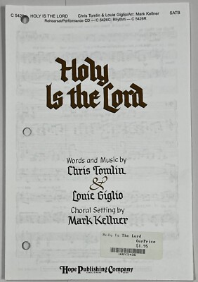 Holy is the Lord by Mark Kellner SATB Chorus Piano Sheet Music Hope Publishing
