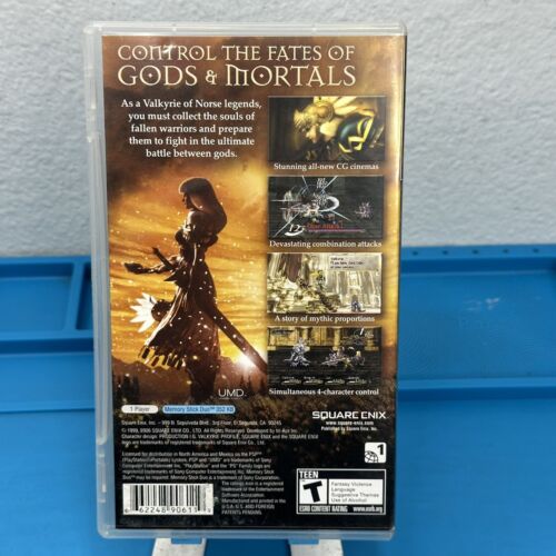 Valkyrie Profile: Lenneth (Sony PSP, 2006) manuale mancante - Foto 2 di 3